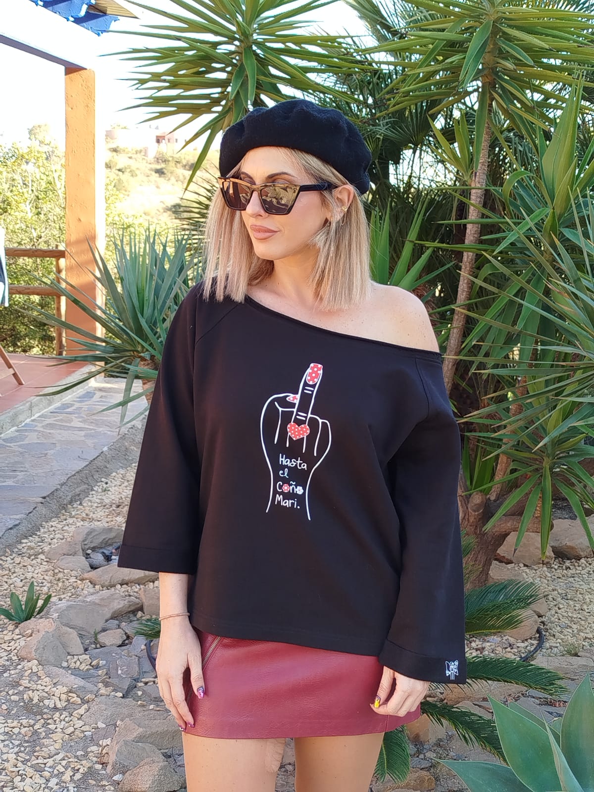 Sudadera fina "Hasta el C-ñ- Mari"