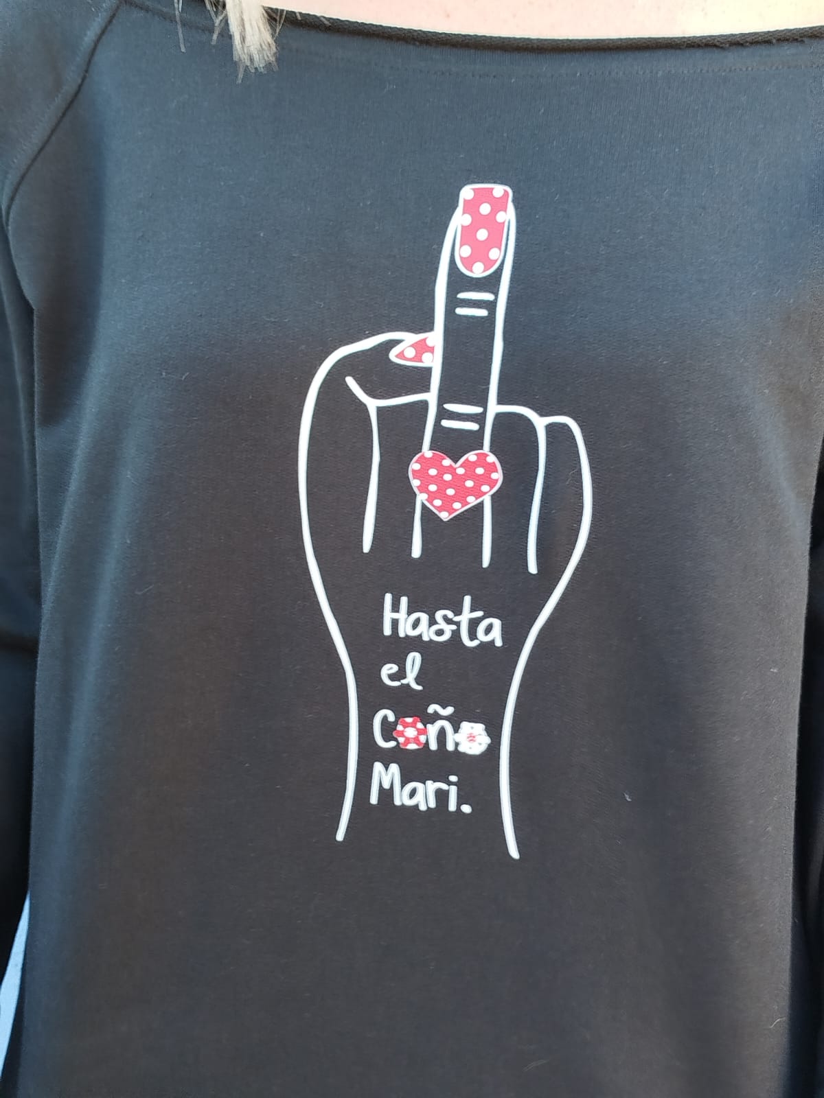 Sudadera fina "Hasta el C-ñ- Mari"