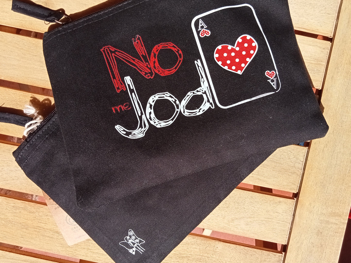 Bolso de Mano "No me Jod-As" de algodón orgánico
