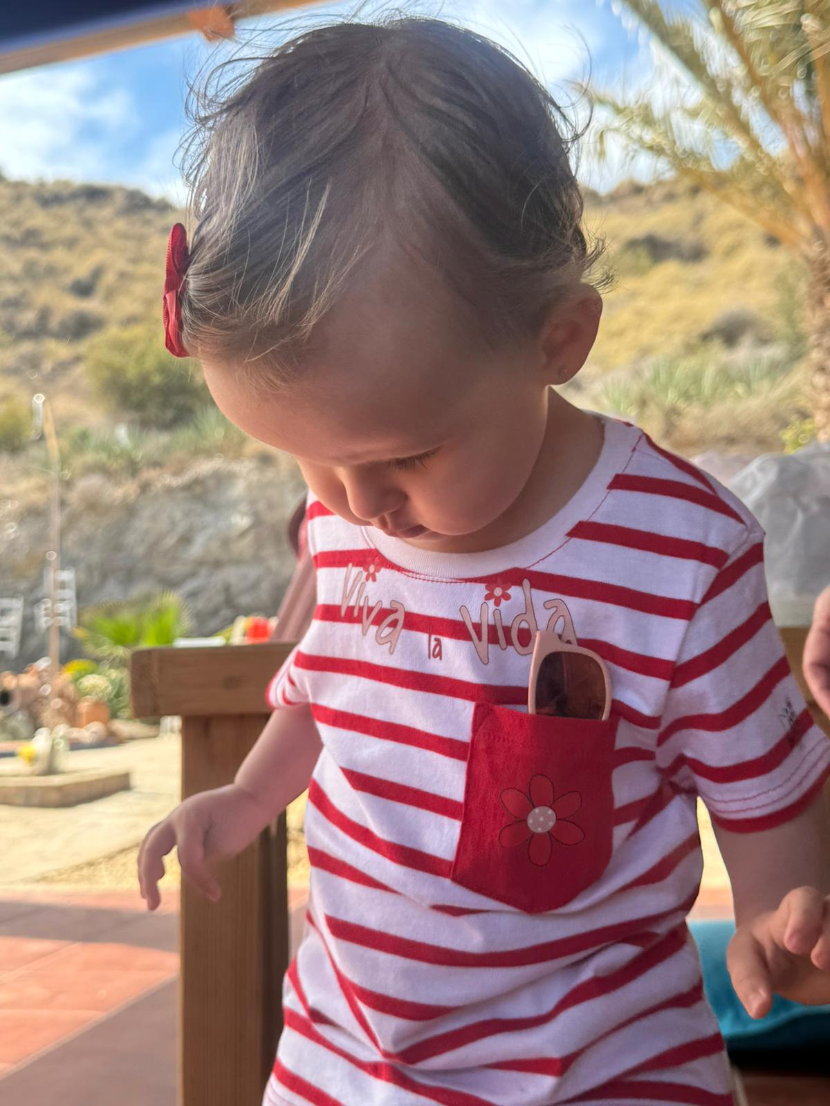 Camiseta rayas Viva La Vida infantil