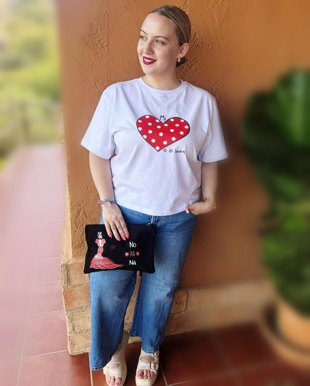 Camiseta "Mi corazón es de Lunares"