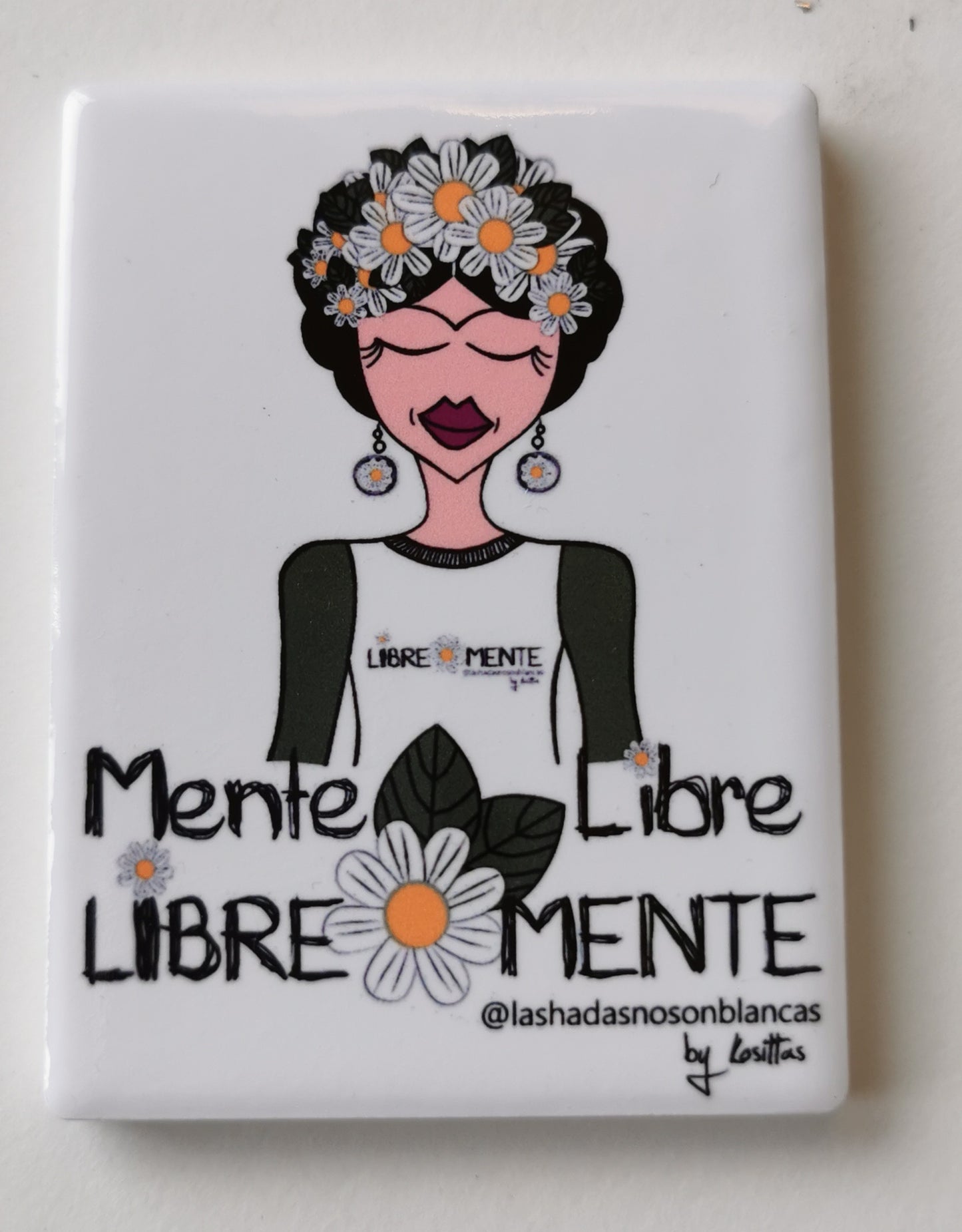 Taza e Imán con diseño MENTE