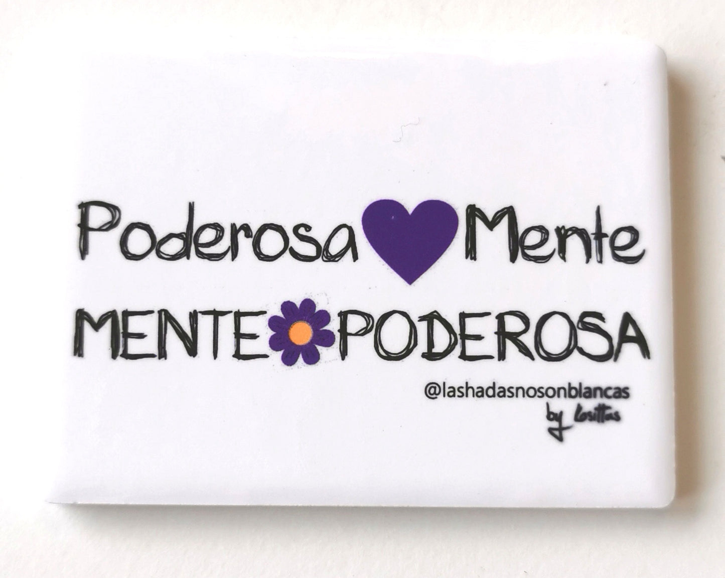 Imán con diseño MENTE Solo Texto