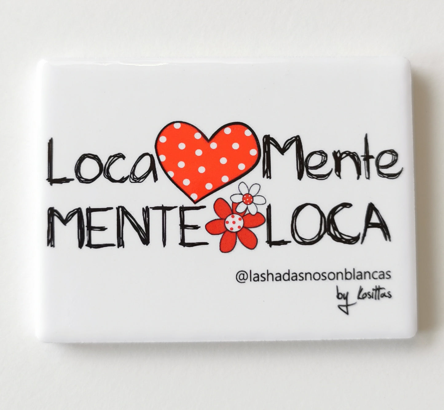 Imán con diseño MENTE Solo Texto