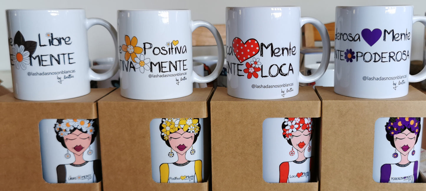 Taza con diseño MENTE