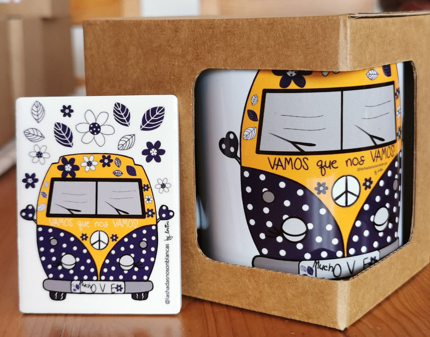 Pack Taza e Imán Vamos que nos vamos!