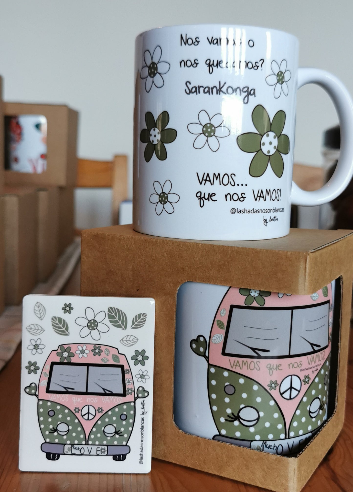 Pack Taza e Imán Vamos que nos vamos!