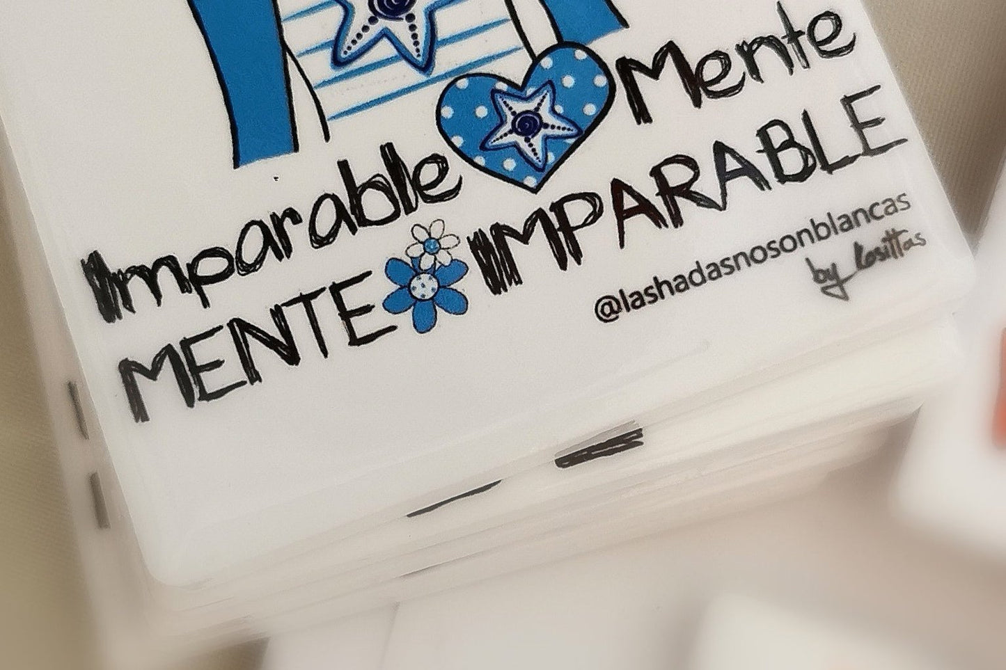 Imán con diseño MENTE Solo Texto