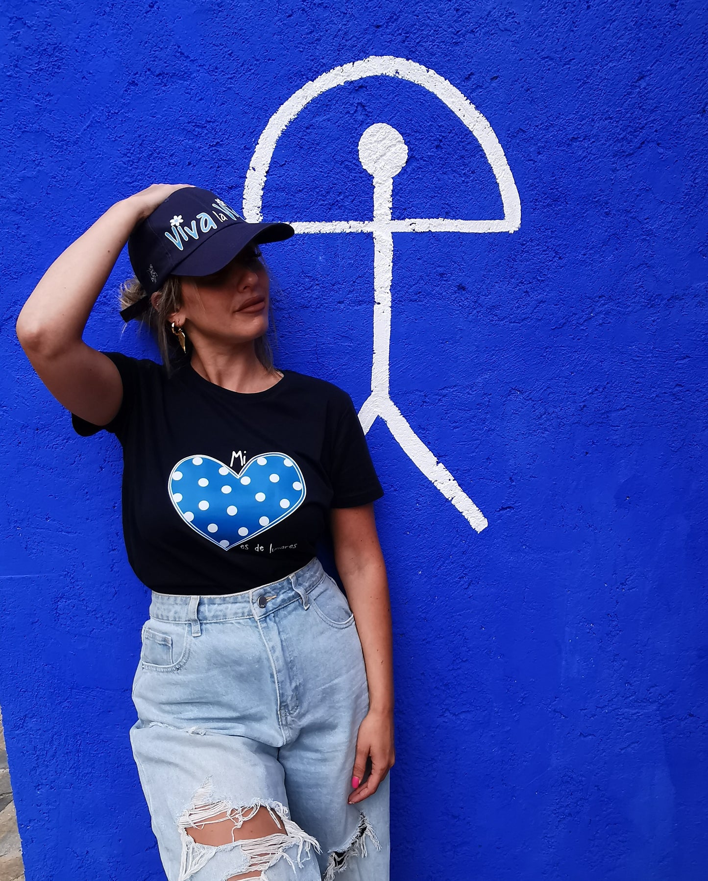 Gorra Azul "Viva La Vida"