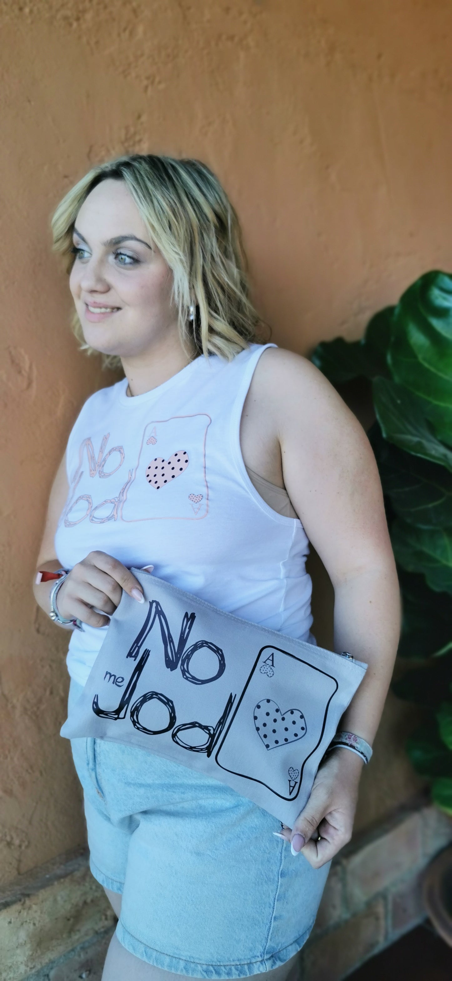 Bolso de mano mediano "No me Jod-as"