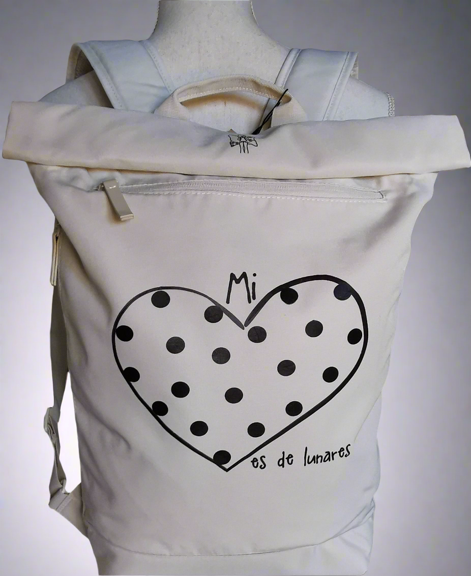 Mochila "Mi corazón es de Lunares"