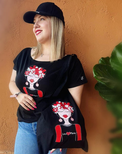 Camiseta abierta "LocaMente"