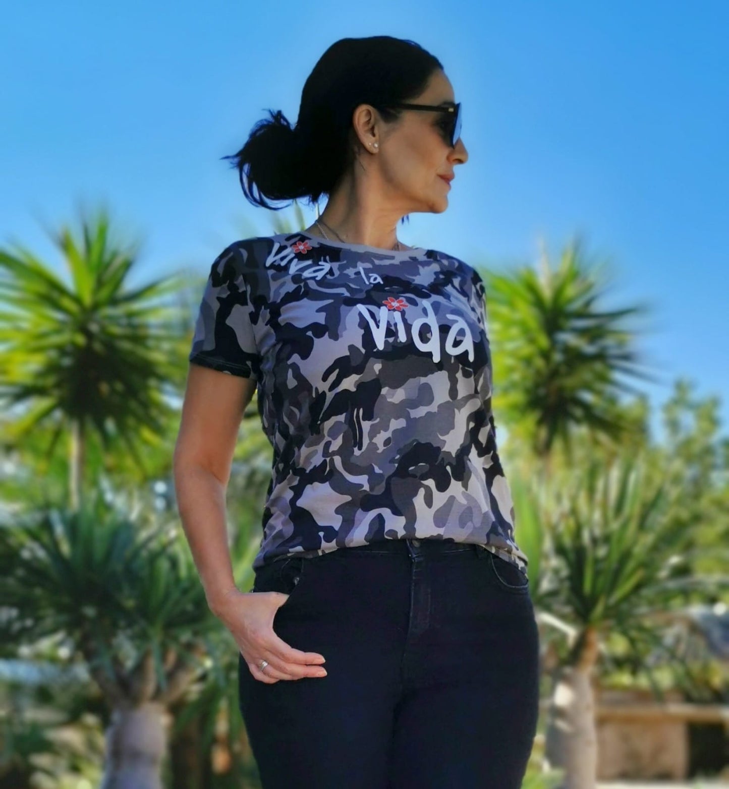 Camiseta básica Camuflaje Viva la Vida