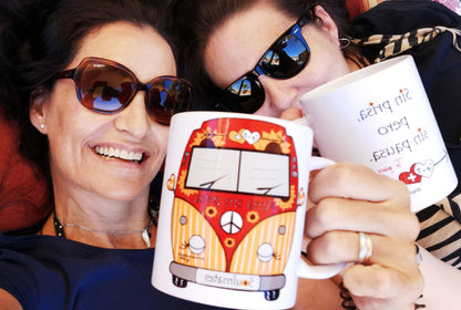 Taza Edición Especial! Furgoneta Ama sin prisa! Soulmates