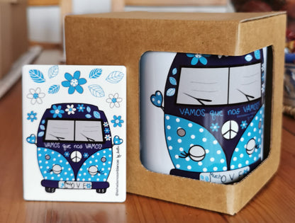 Pack Taza e Imán Vamos que nos vamos!