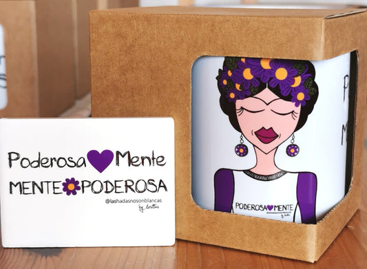 Taza e Imán con diseño MENTE