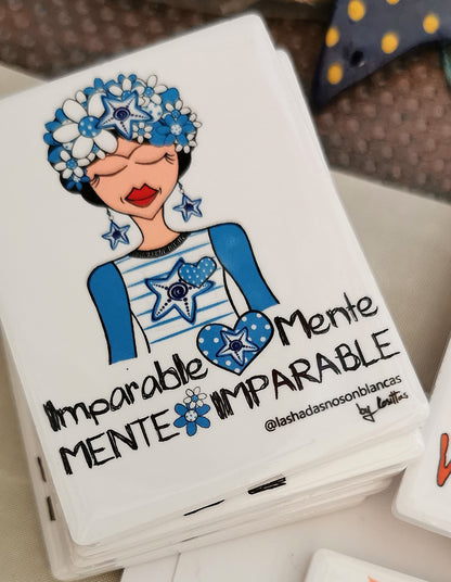 Taza e Imán con diseño MENTE