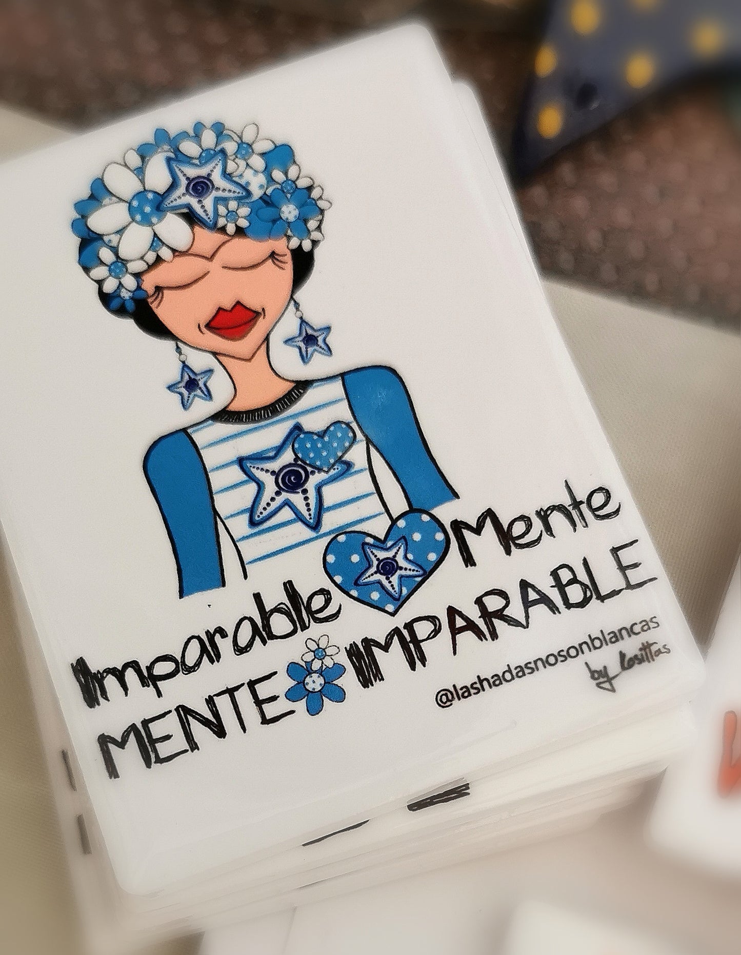 Imán con diseño MENTE Con dibujo