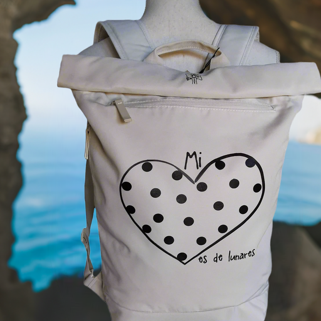 Mochila "Mi corazón es de Lunares"