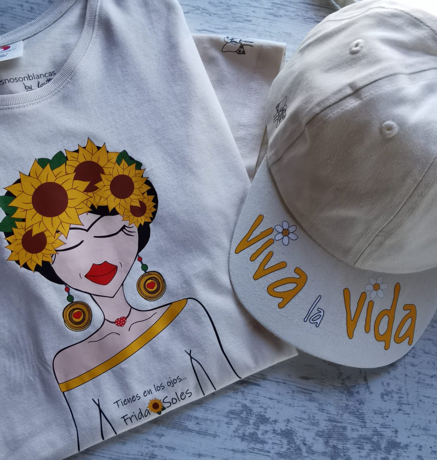 Gorra Beige "Viva La Vida"