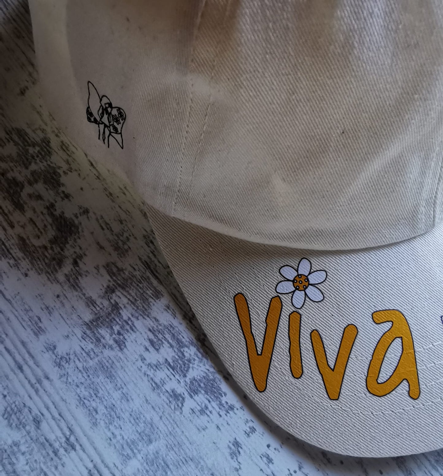 Gorra Beige "Viva La Vida"