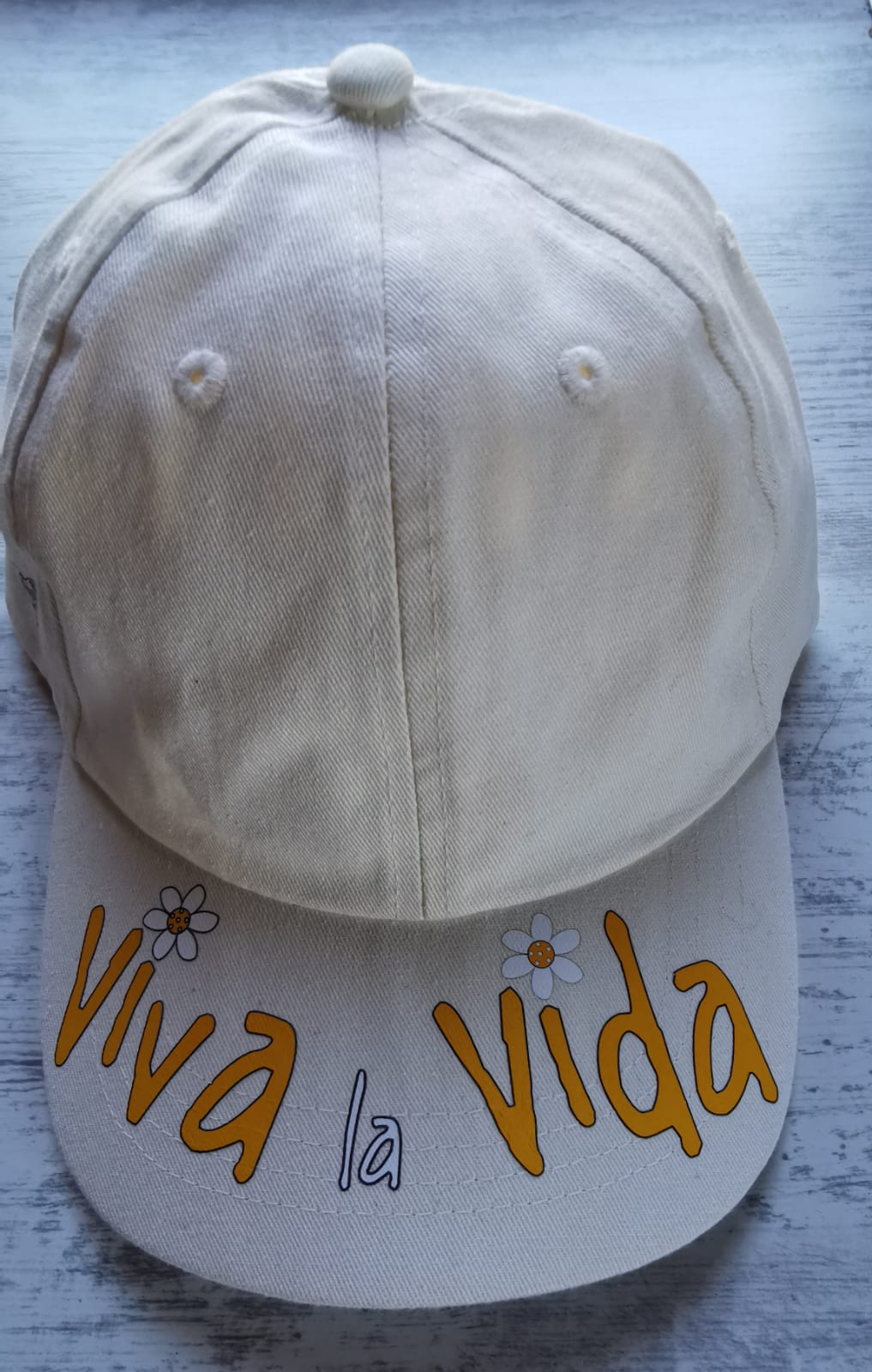 Gorra Beige "Viva La Vida"