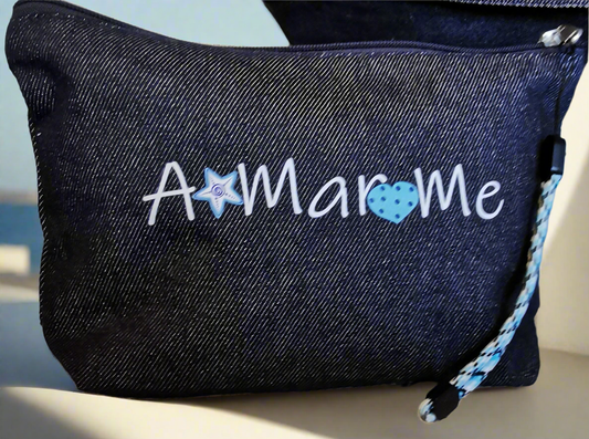 Bolsa de Mano denim "AMarMe"