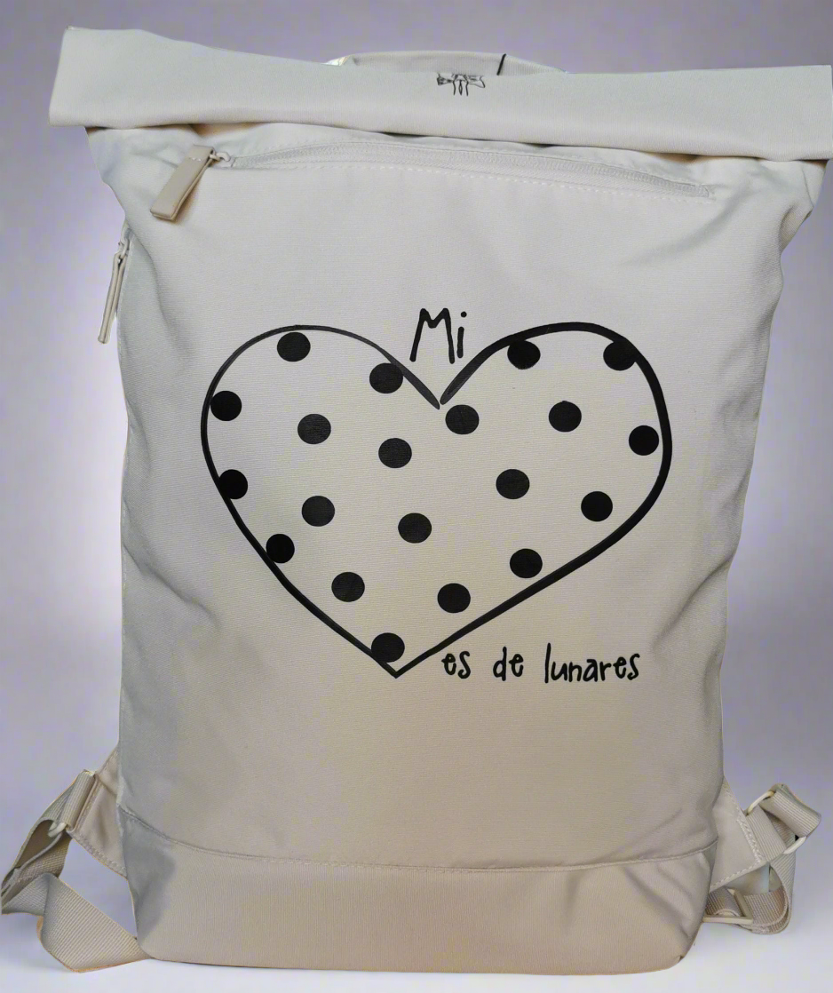 Mochila "Mi corazón es de Lunares"