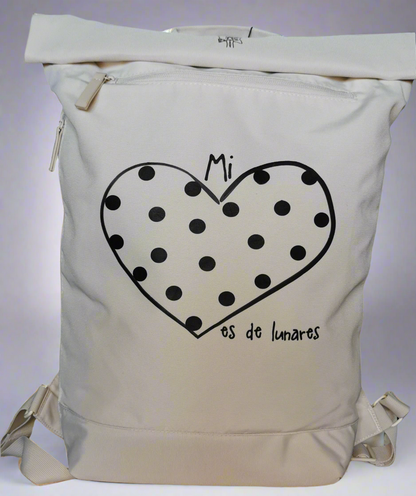 Mochila "Mi corazón es de Lunares"