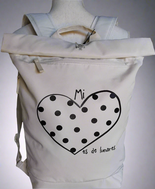 Mochila "Mi corazón es de Lunares"